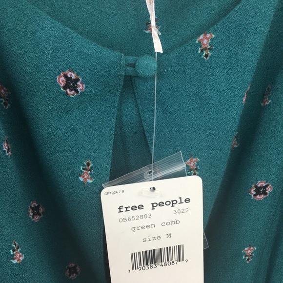 Free People Long Sleeved Shorts Romper NWT SZ M - Picture 5 of 10